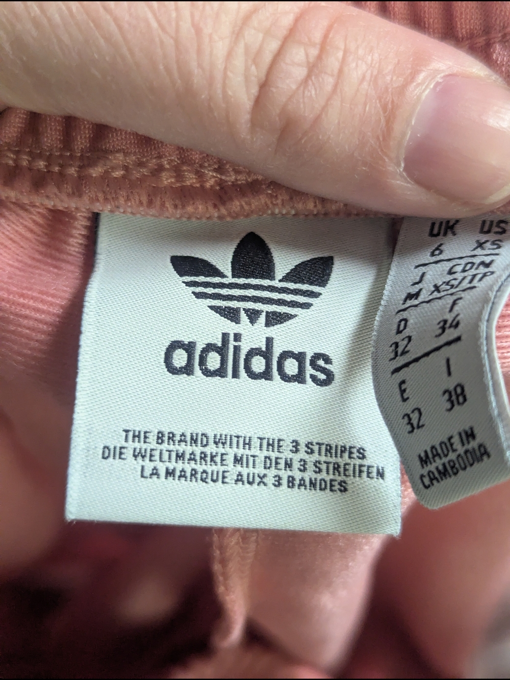 Adidas Originals Pink 3-Stripe Snap Track Pants Women's XS Retro Y2K - Picture 15 of 16